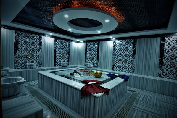 Espace de soins pour les couples, sauna, hammam