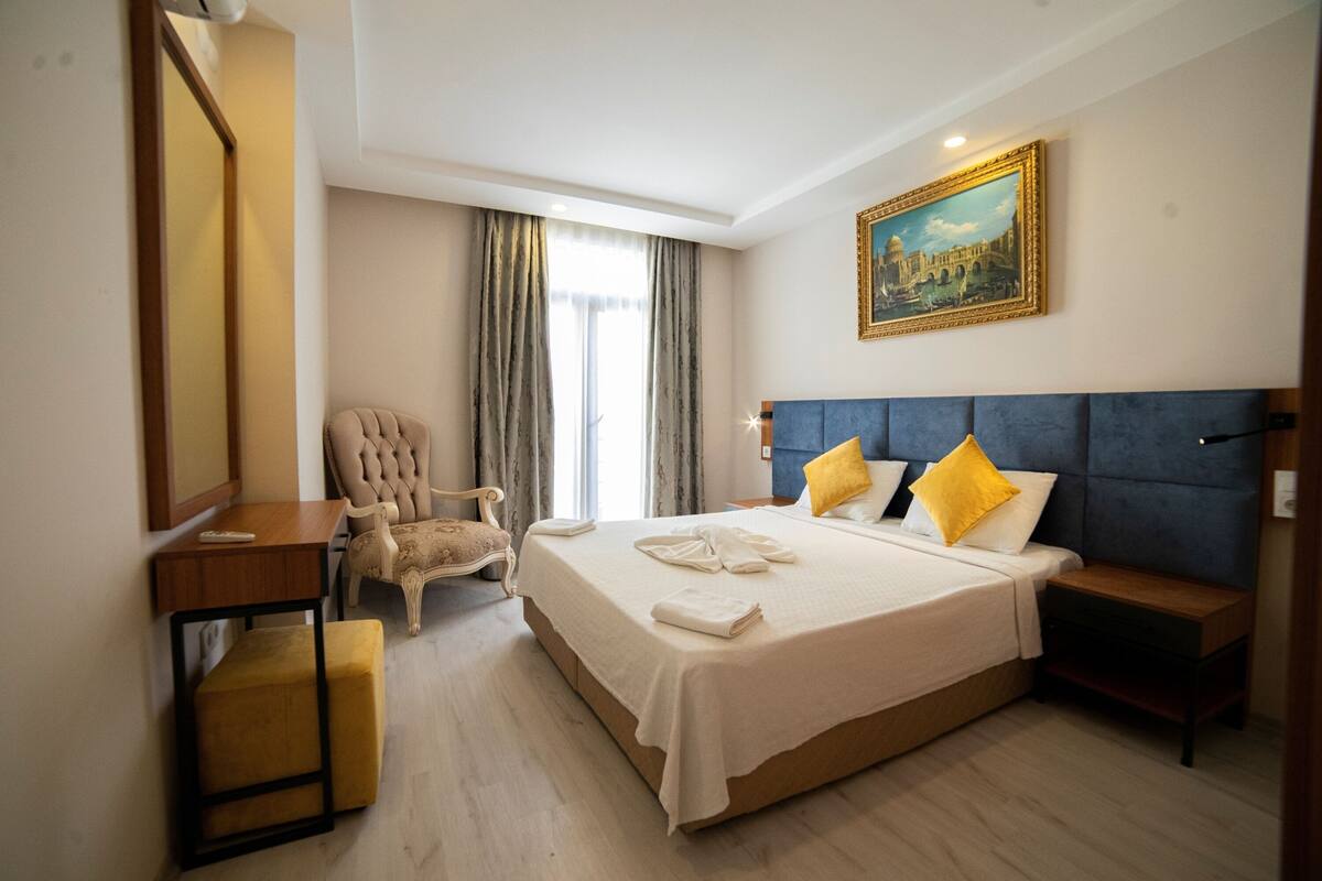 2 chambres, draps en coton égyptien, literie de qualité supérieure