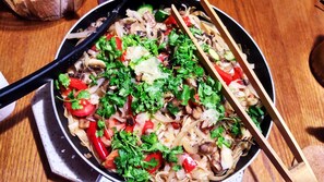 朝食ビュッフェ