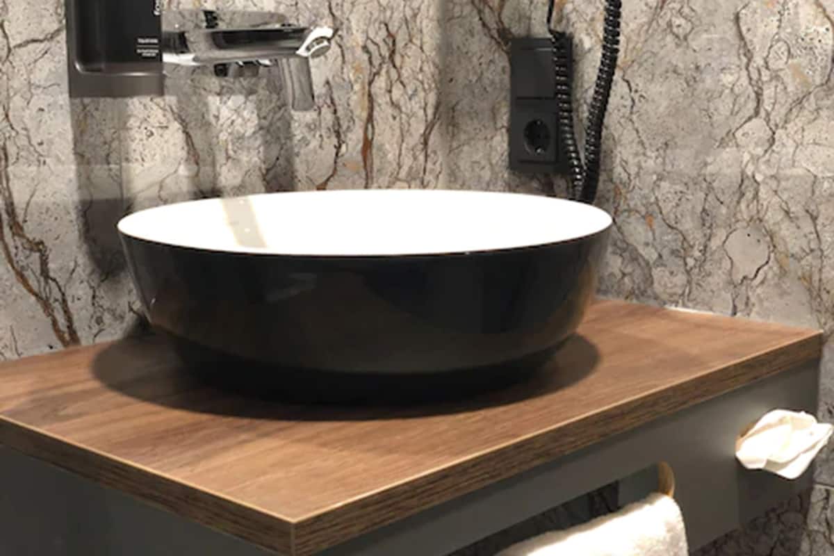 business double room | bathroom sink