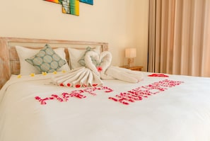 Deluxe Double Room, 1 Queen Bed | Desk, free WiFi, bed sheets - Arunika Cottage (Penida Island)