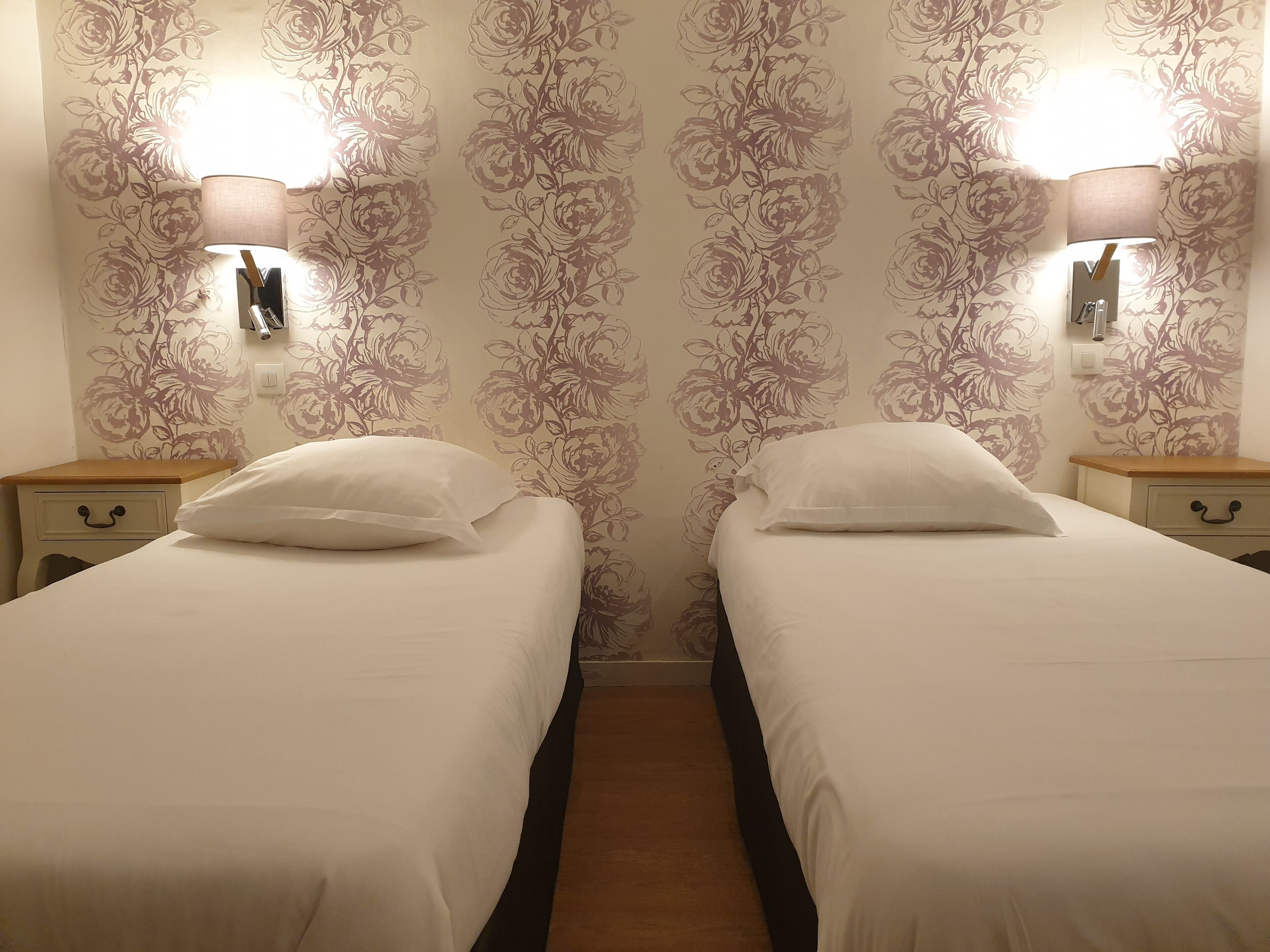 Twin Room | Desk, soundproofing, iron/ironing board, free cribs/infant beds