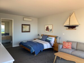 Studio 1 Waterfront | Premium bedding, pillowtop beds, individually decorated