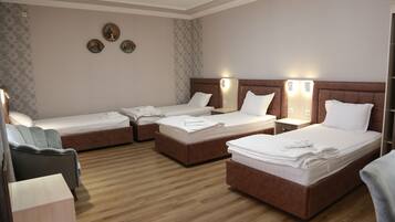 Premium bedding, memory foam beds, minibar, in-room safe