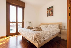 2 bedrooms, iron/ironing board, travel crib, WiFi
