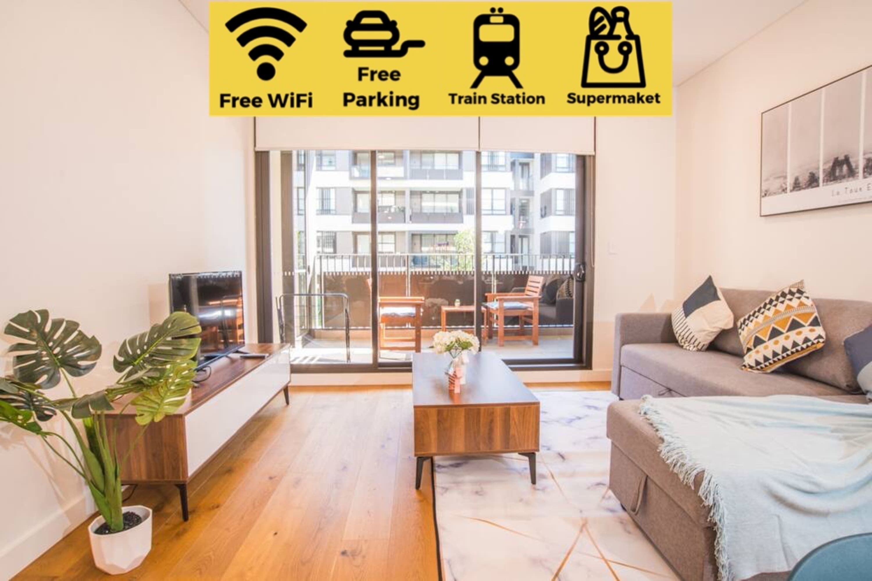 Serene Leichhardt 2bed2bath APT (Lewisham Station)