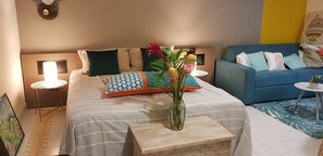1 bedroom, iron/ironing board, free WiFi, bed sheets