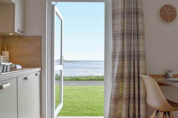 Delightful view from the kitchen area | Rockworks Chalets No. 5 - Rockworks Chalets, Holm, near Kirkwall