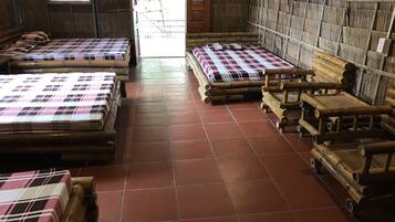 1 bedroom, premium bedding, memory-foam beds, individually decorated