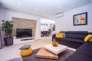 TV, video games, stereo