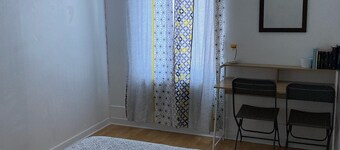 300m from the beach, bright apartment