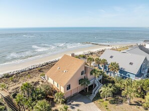 Exterior - Oceanfront! Quiet & Relaxing on South end of Tarpon, with magnificent sunsets! (Fripp Island)