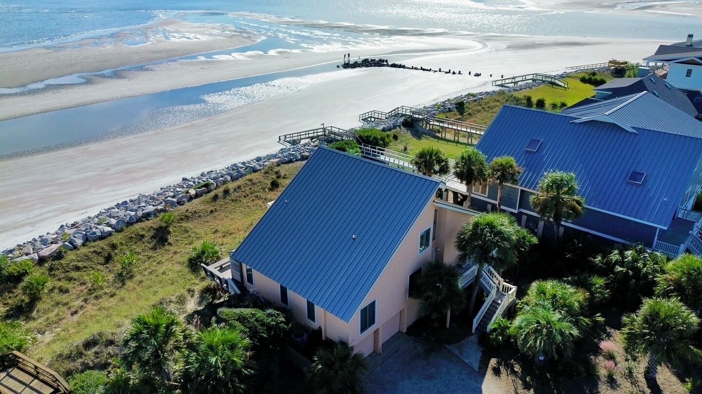 Am Strand, Liegestühle, Strandtücher