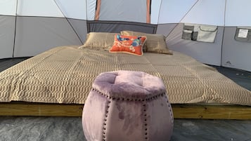 Deluxe Tent, 1 King Bed | Hypo-allergenic bedding, memory foam beds, individually decorated