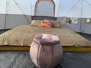 Deluxe Tent, 1 King Bed - Comfy Camping At The Forge (Live Oak)