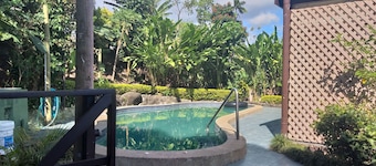 Established house, sea views & sunsets, pool, privacy, space 15 min walk to city