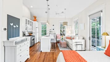 1 habitación, tabla de planchar con plancha, wifi gratis y ropa de cama