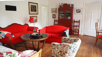 Fireplace, ping pong, toys, stereo