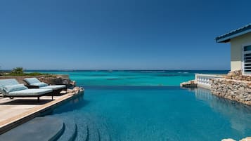 Outdoor pool, an infinity pool