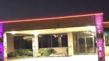 Front of property - evening/night