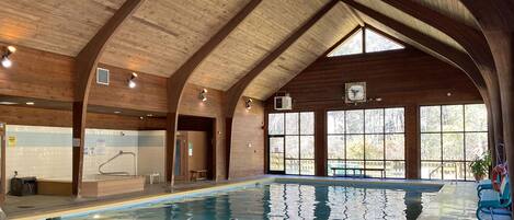 Indoor pool, outdoor pool