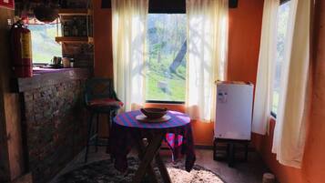 Family Cabin, Mountain View, Garden Area | Blackout drapes, iron/ironing board