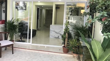 Entrada de la propiedad