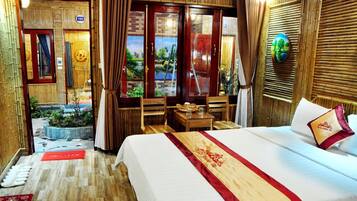 Tempat tidur Select Comfort dan minibar