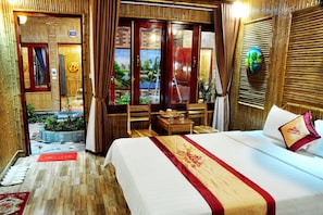 Select Comfort beds, minibar, individually furnished, desk