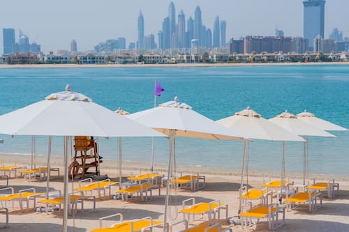 Private beach