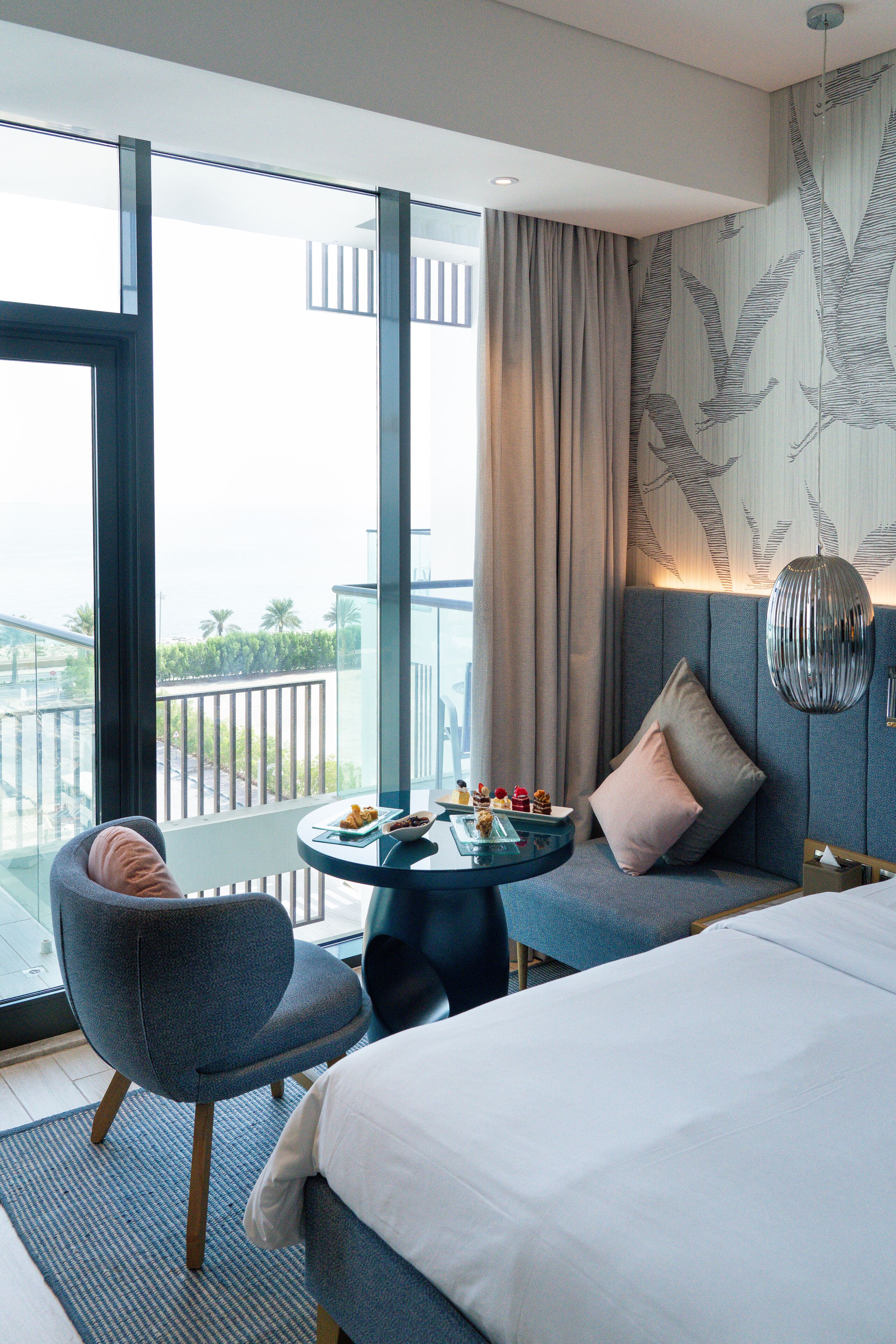 deluxe double room with balcony and hotel private beach access | 1 bedroom, hypo-allergenic bedding, minibar, in-room safe