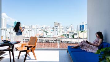 Cobertura superior, 1 quarto | Vista para a cidade