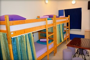 6 Bed Mixed Dormitory Room | Soundproofing, free WiFi, bed sheets - Montenegro Backpackers Home Budva (Budva)