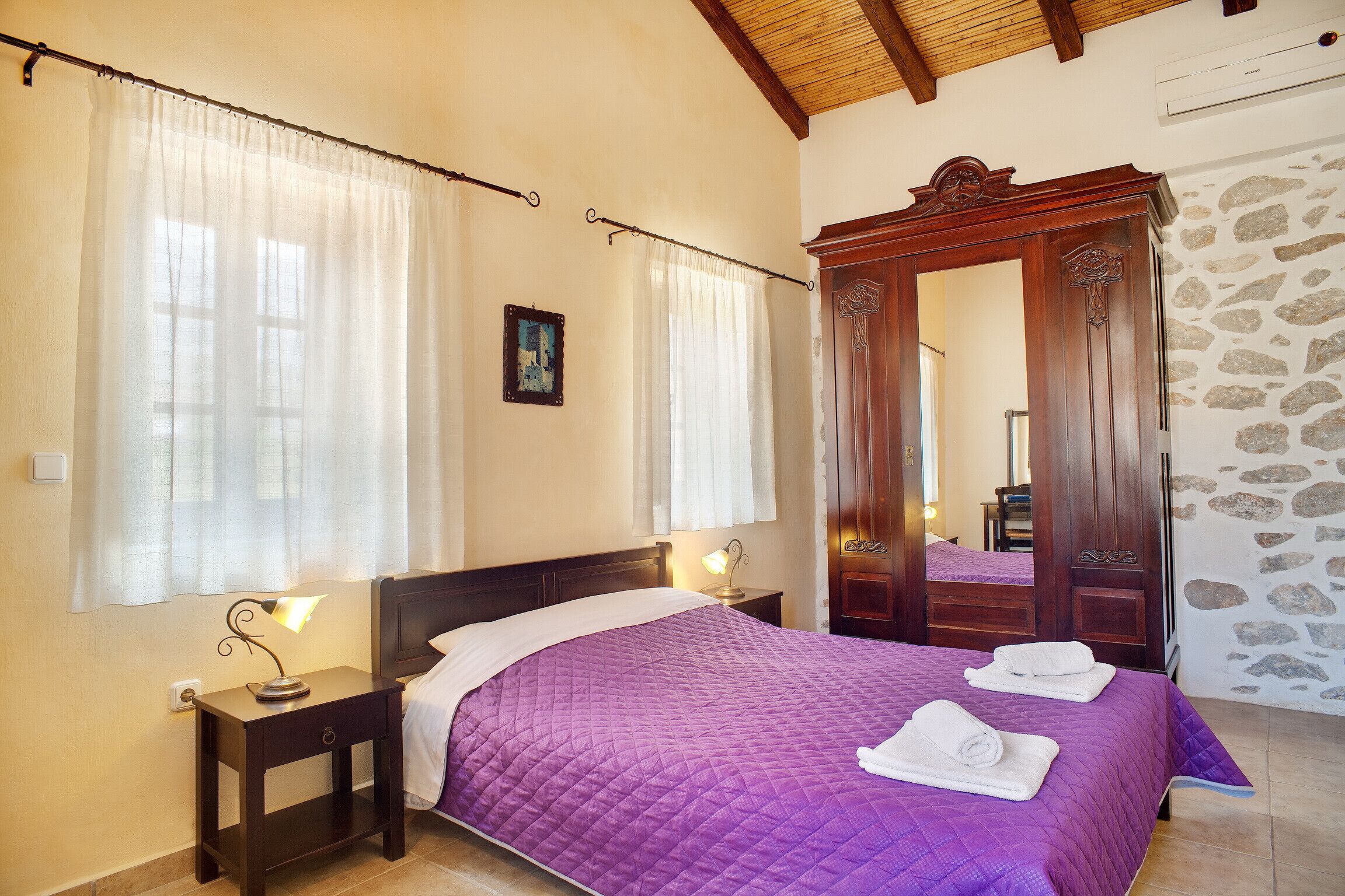 Stone built apartment w mezzanine,Olive Grove,Near Beach,Mani 5