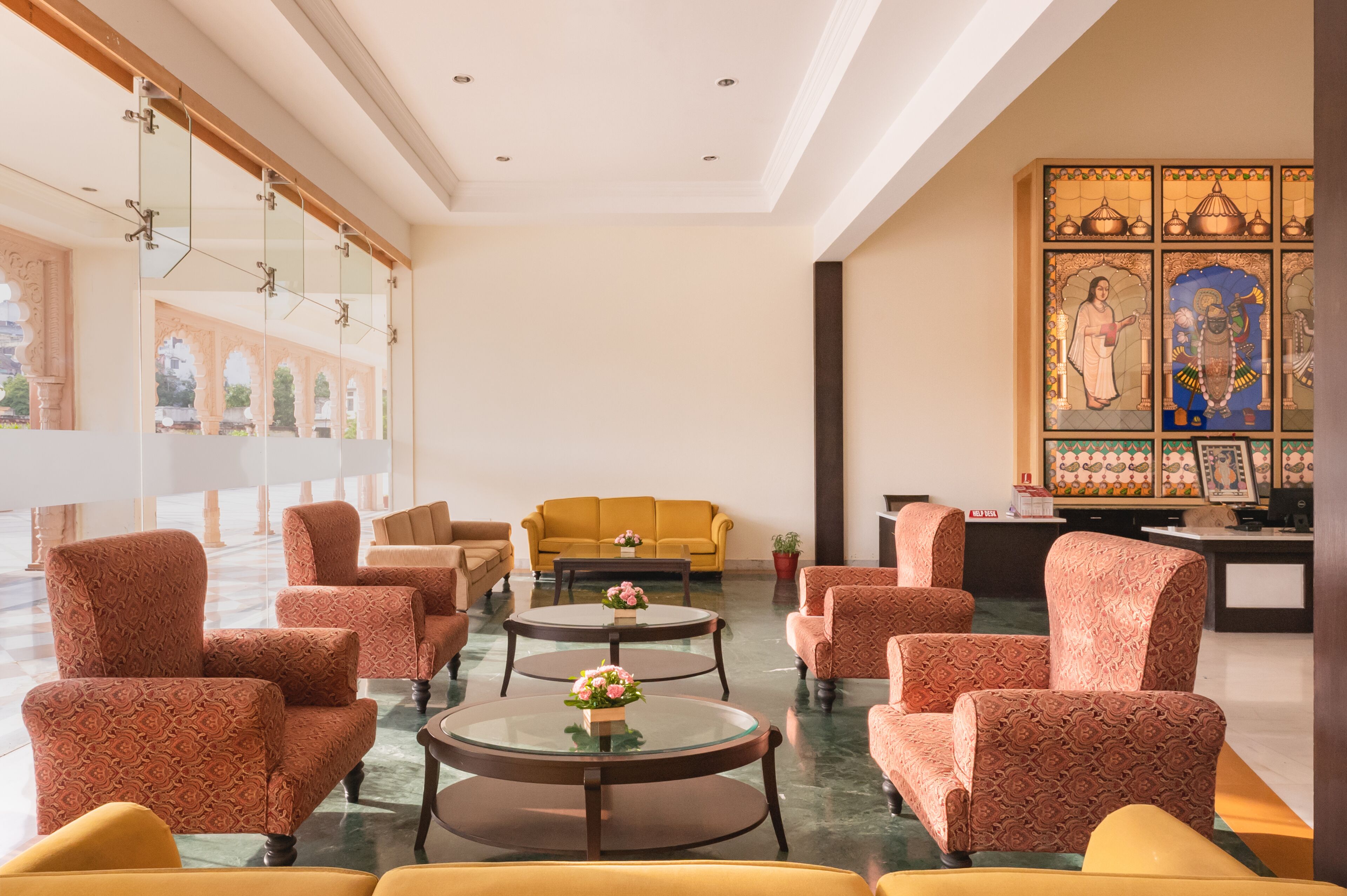 Sala de estar en el lobby