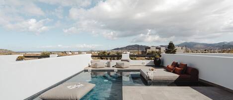 Grand Villa with Sea View | Ausblick vom Zimmer