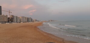 Vlak bij het strand