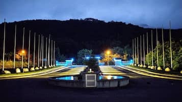 Front of property – evening/night