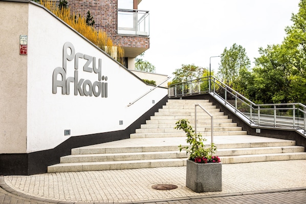 Fassade der Unterkunft