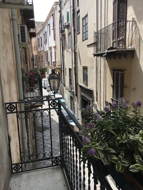 Blick von der Unterkunft