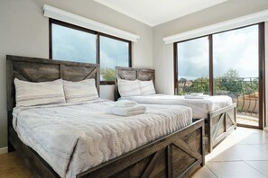 2 bedrooms, iron/ironing board, travel crib, WiFi