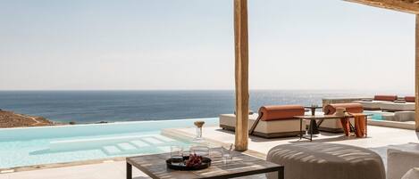 Indoor pool, outdoor pool