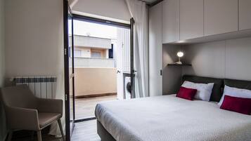 Apartamento, 1 quarto (Grigio) | 1 quarto, ferros/tábuas de passar roupa, Wi-Fi de cortesia