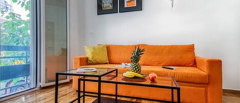 Apartment | Living room | Flat-screen TV