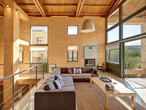 Smart TV, fireplace, stereo - Artemis - Apokoron Villa with 2 Large Private Pools and Great Views (Gavalohori, Chania)