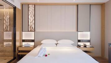 Minibar, in-room safe, desk, blackout curtains
