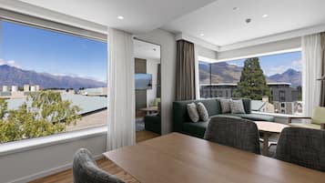 Suite, 1 Bedroom, Mountain View | Premium bedding, in-room safe, blackout curtains, soundproofing