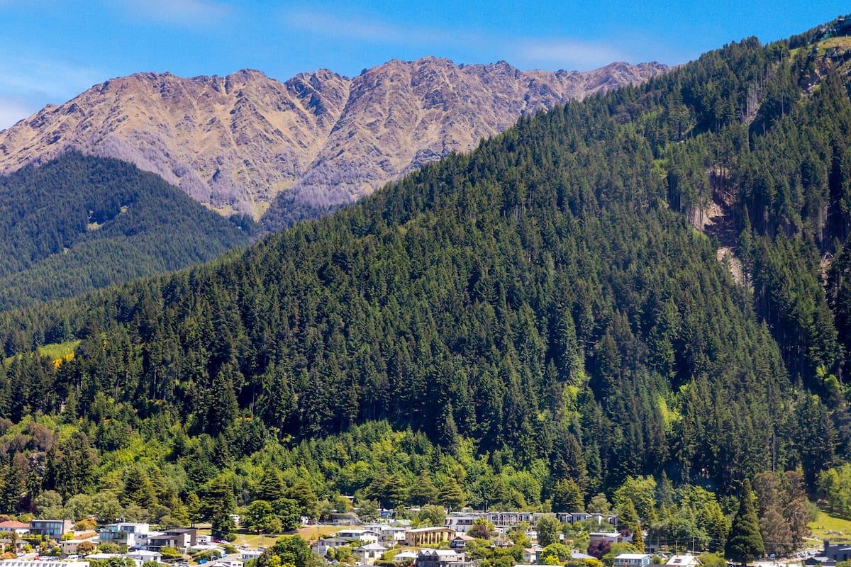 Set amidst a mountainous landscape, this community offers a serene retreat surrounded by dense forest and developed homes.