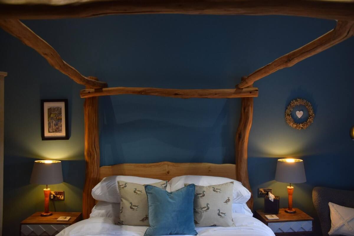 Chambre Double, salle de bains attenante (Teal)