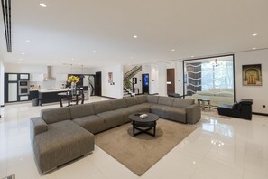 Luxury Villa, 4 Bedrooms, Private Pool | Living area | LCD TV - Nordic Resort (Hamala)